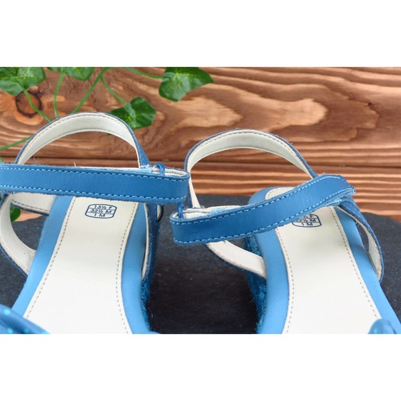 Clarks Youth Girls Shoes Size 1 M Blue Ankle Synthetic - Picture 3 of 7